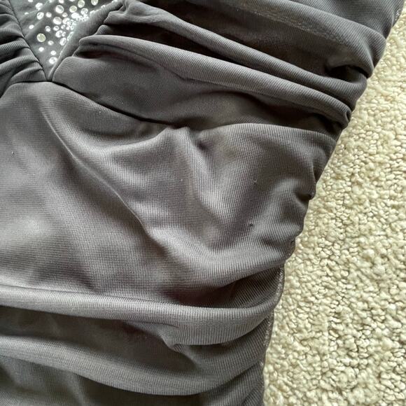 🔥NWT ($78) Trixxi Y2K Halter Diamond Accent Mermaid Dress Prom Evening Party S - Picture 16 of 16